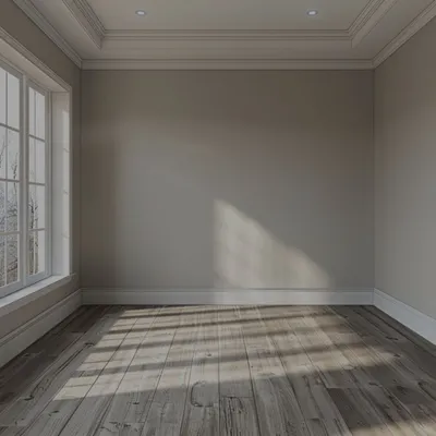 Finished drywall and paint — after